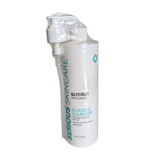 Serious Skin Care Glycolic Retexturizing Cleanser w/pump SEALED JUMBO Size 16 oz